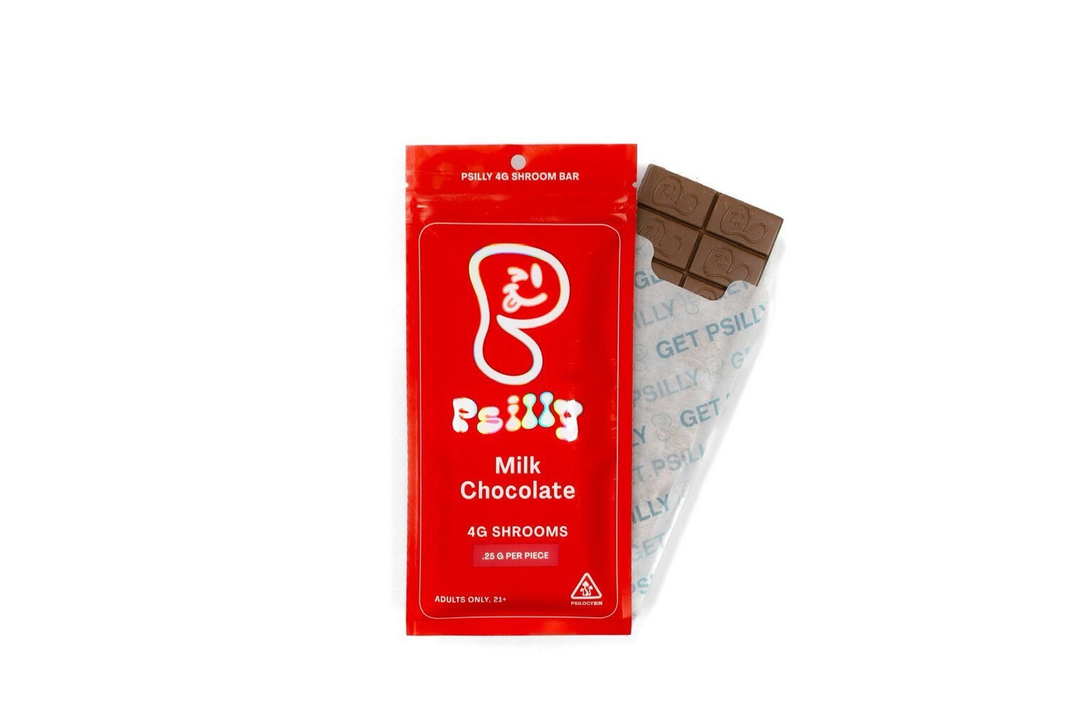 psilly milk chocolate bar