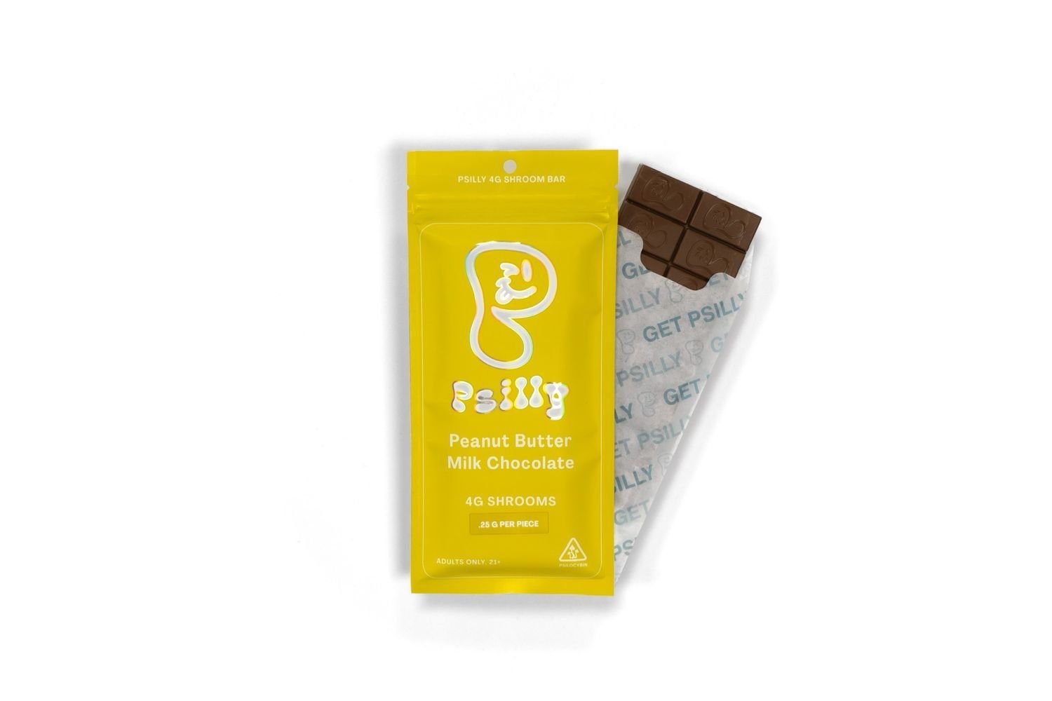 psilly peanut butter milk chocolate bar