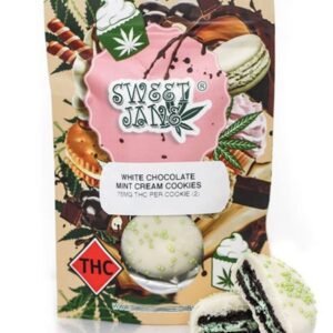 White Chocolate Mint Cream Cookies – Sweet Jane