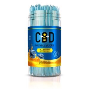 CBD Infused Blueberry Honey Sticks (100 pack