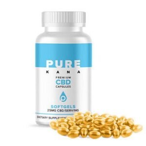 Pure Kana CBD Premium Capsules (25mg/Capsule)
